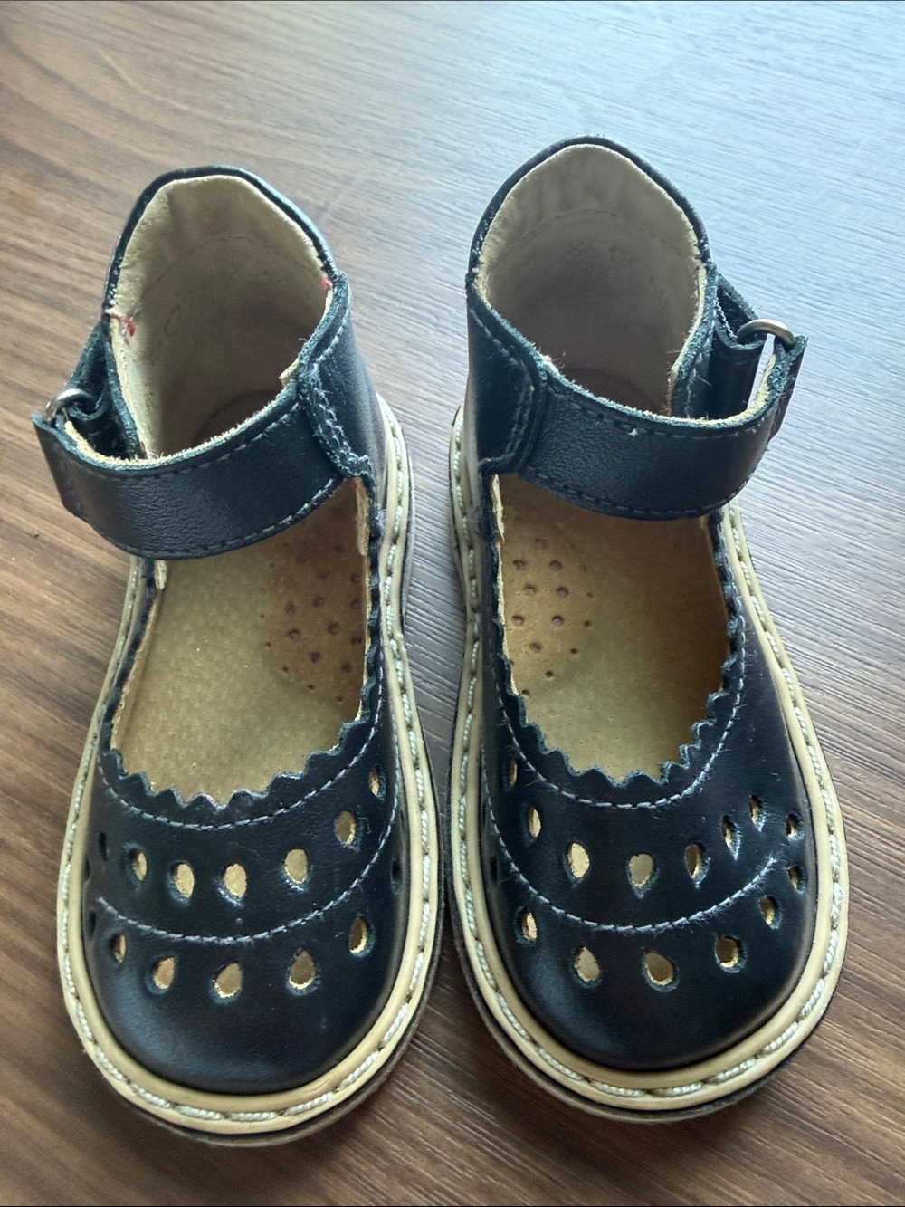 Black Mary Jane Shoes with Ankle Strap